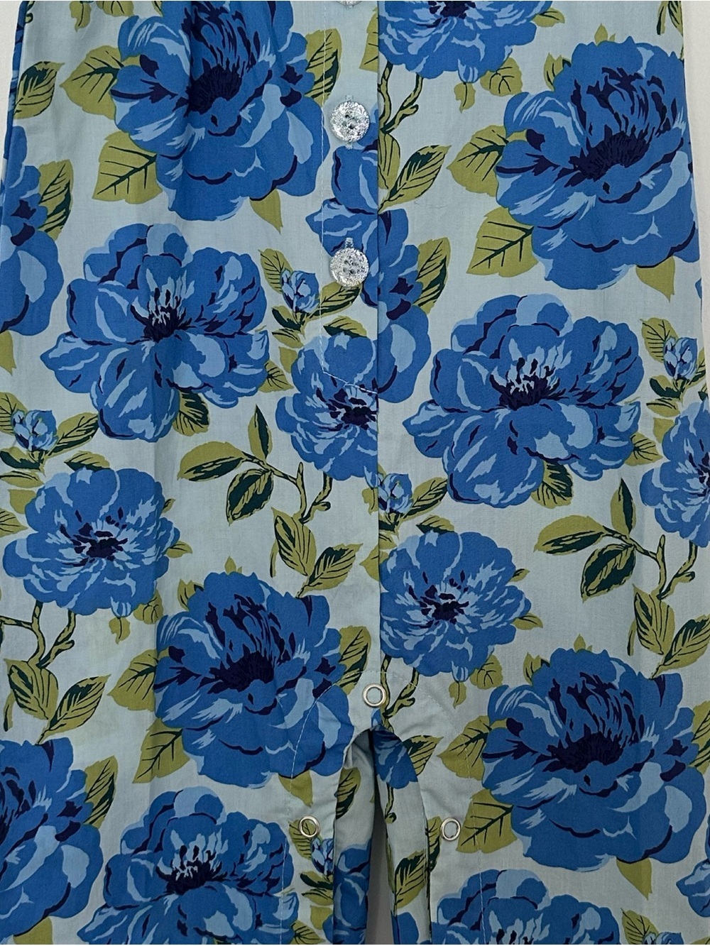 New Pink Chicken Baby Girls Ana
Jumper Blue Peonies 12-18 months - Picture 4 of 11